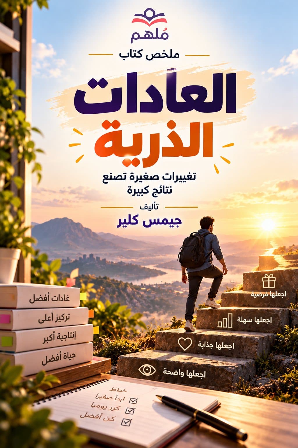 ملخص كتاب «العادات الذرية»