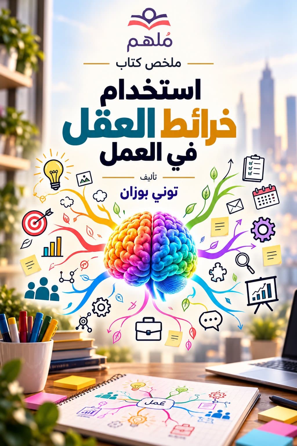 ملخص كتاب «استخدام خرائط العقل في العمل»