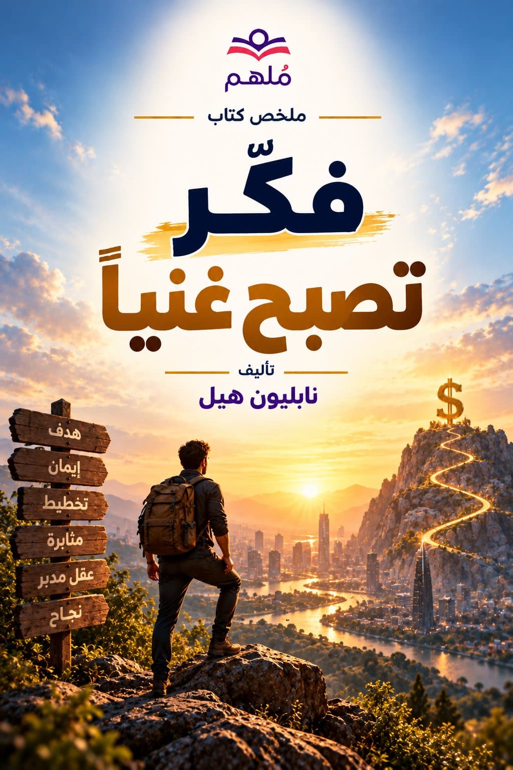 ملخص كتاب «فكّر تصبح غنيًا»